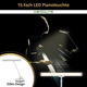 Showlite WW LED Piano Lamp Matte Silver