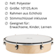 XDrum HTM-10K 10" Handtrommel met Slagstok Set