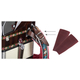 Alpenklang Strap Protector Wine Red