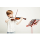 Classic Cantabile 100 Muziekstandaard Medium Rood Set incl. Opbergdoos