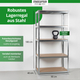 Étagère de Stockage Stagecaptain Heavyrack avec Plateaux en Bois, max. 875 kg Lot de 2