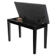 Classic Cantabile Pianobank Modell S+ Schwarz Hochglanz