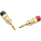 Conectores Banana Oehlbach Juego De 4 Bananenstecker