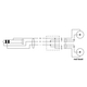 Cordial CFY 1,5 WCC Cavo adattatore a Y 1,5 m