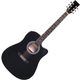 Classic Cantabile WS-10BK-CE Set Guitare Western avec Housse