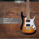 Rocktile Youngster YS-1SB 3/4 Chitarra Elettrica Sunburst
