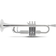 Classic Cantabile KTP-30SR MardiBrass Kunststoff Bb-Trompete Silber