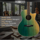Rocktile WSC-150C-GN/BU Chitarra Western Verde/Blu