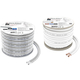 Oehlbach SP-40 / SP-25 Câble Haut-Parleur Bi-Wiring Argenté Blanc 10m Set