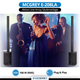 McGrey E-208LA Actieve Line Array Kolominstallatie