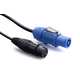 Pronomic Stage EUPPD-5 Câble Hybride Euro/PowP/DMX Compatible Schuko/Powercon + DMX 3 broches, 5m
