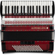Alpenklang Pro Acordeón IV 96 CM Shadow Red