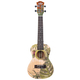 Cascha Art Series Concert Ukulele Leafy
