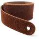 Taylor 2.5\" Embroidered Suede Guitar Strap Chocolate Brown