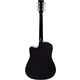 Classic Cantabile WS-10BK-CE Chitarra Western Nera Con Pickup Set Borsa