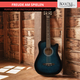 Rocktile WSD-5C-BUB Slim Line Westerngitarren Set Blueburst