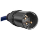 Pronomic Stage DMX3-1 Cavo DMX 1m blu con contatti dorati