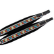 Alpenklang Accordion Straps Edelweiss/Black For 4-Row Accordions