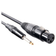 Pronomic Stage XFJ-10 Cavo Microfono XLR/Jack 10 m Nero