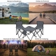 Stagecaptain CS-4547 GY Ensemble De Table De Camping Compact Gris