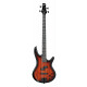 Ibanez GSR200SM-CNB Charcoal Brown Burst
