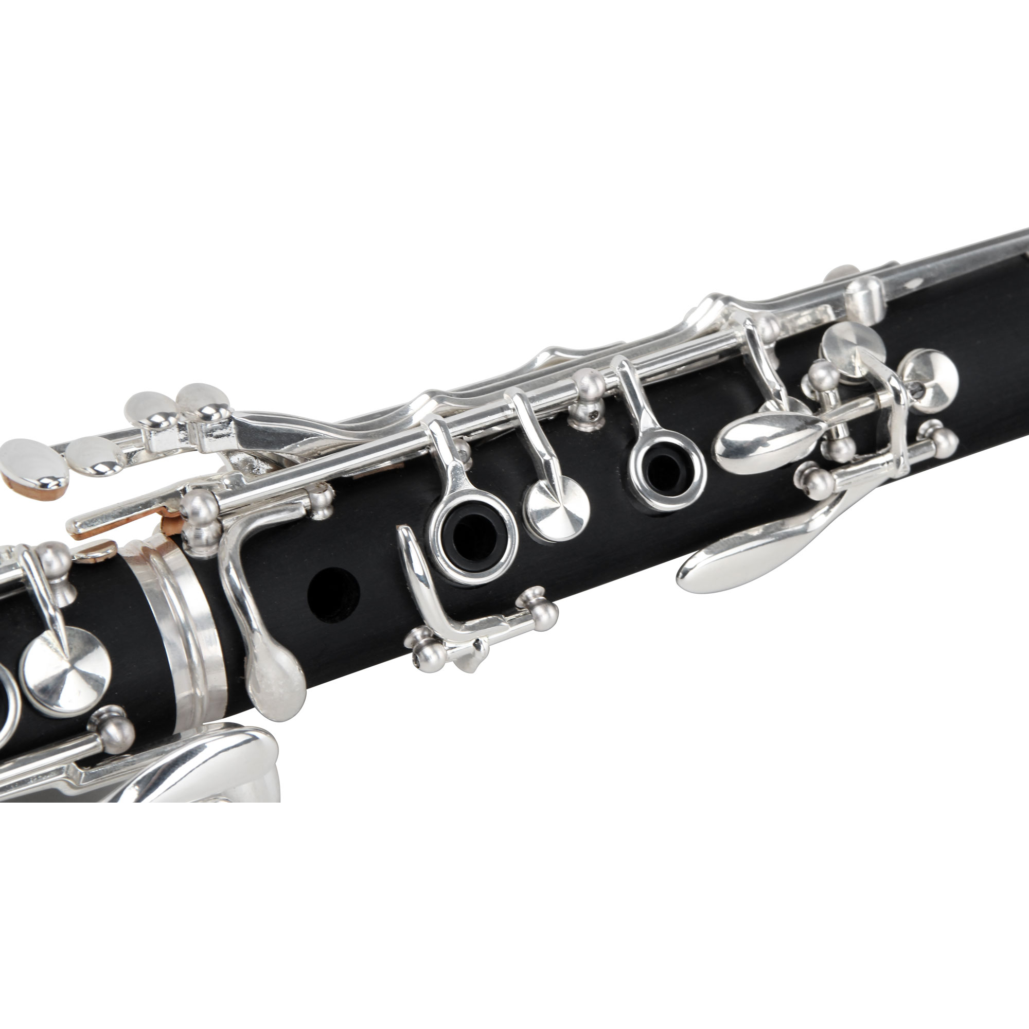 Support De Clarinette à 4 Pieds En ABS Transparent - Portable, Léger, Avec Protection Velours Pour Instrument