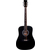 Classic Cantabile WS-10BK-LH Chitarra Western Modello Mancino Set Gigbag thumbnail 3