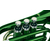 Classic Cantabile Brass TT-400 Bb Pocket Trompet groen thumbnail 3