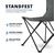 Stagecaptain CS-4547 GY Set Tavolo Da Campeggio Grigio thumbnail 3