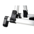 Rocktile GSF-2020S Support Universel Pliable Pour Guitares Argent 3x Set thumbnail 3