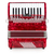 Classic Cantabile 48 Bass Akkordeon "Secondo V" Rot  - Retoure (Zustand: sehr gut) thumbnail 3