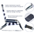 Stagecaptain CS-51 Chaise Pliante De Plage Avec Sangle D’épaule Lot De 4 thumbnail 3