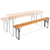Stagecaptain BBB-170 Hirschgarten Bierzeltbank 170 cm Naturel 4x Set thumbnail 3