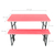 Stagecaptain Hirschgarten Bierzeltgarnitur für Balkon 117 cm Pink  - Retoure (Zustand: gut) thumbnail 3