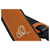 Ortega OSCU-6 Gitarrengurt Echtleder Orange Braid thumbnail 3