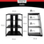 Stagecaptain HR-604 BK Audio Rack  - Retoure (Zustand: sehr gut) thumbnail 3