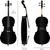 Classic Cantabile CP-100BK 4/4 Cello Set Schwarz  - Retoure (Zustand: gut) thumbnail 3