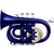 Classic Cantabile TT-400 Bb Pocket Trumpet Azul Set Inicial thumbnail 3