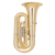 Miraphone Bb-Tuba Model 496 Hagen Messing thumbnail 3