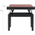 Classic Cantabile Banc De Piano Modell A Noir Mat Velours Rosé thumbnail 3