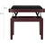 Classic Cantabile Banquette De Piano Modèle A Bois De Rose Velours Noir thumbnail 3