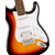 Squier Affinity Series Stratocaster Junior HSS 3-Color Sunburst thumbnail 3