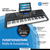 McGrey LK-6150 Clavier 61 Touches avec Touches Lumineuses et Set Sac MP3-Player thumbnail 3