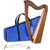 Classic Cantabile H-22 WN Keltische Harp 22 Snaren thumbnail 3