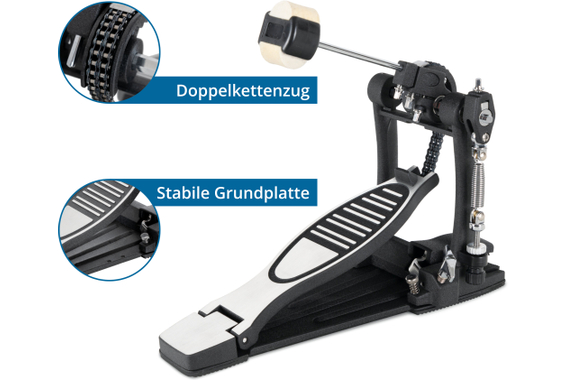 XDrum Pro Single Fußmaschine  - Retoure (Zustand: sehr gut) image 3