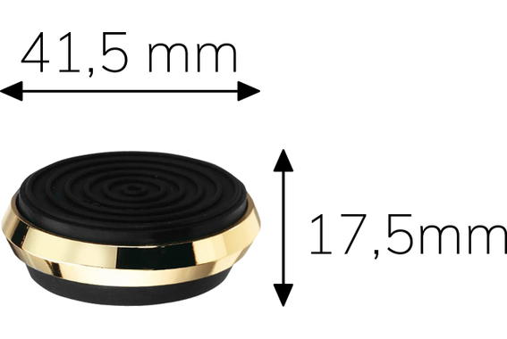 Oehlbach Smorzatori Di Risonanza Air Absorb Gold Set Da 4 image 3