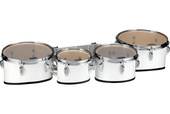 Tama R8023TK-SGW Starlight Marching Quad Tenor Drums Sugar White image 3