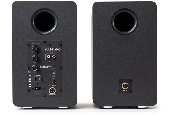 Vulkkano A5 ARC MkII Diffusori Attivi Neri image 3