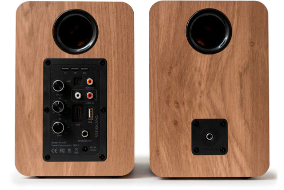 Vulkkano A4 HDMI ARC Aktivlautsprecher Braun  - Retoure (Zustand: wie neu) image 3
