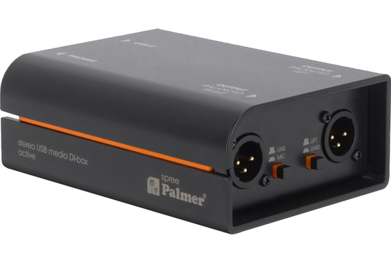 Palmer River Spree USB-C XLR Stereo-Media-DI-Box image 3